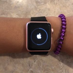 Rose gold Apple Watch